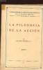 LA FILOSOFIA DE LA ACCION. SERIE B N°2.. JUAN ROIG GIRONELLA