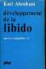 DEVELOPPEMENT DE LA LIBIDO - OEUVRES COMPLETES -N TOME 2 - COLLECTION PETIT BIBLIOTHEQUE N°313. ABRAHAM KARL