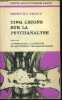 CINQ LECONS SUR LA PSYCHANALYSE - - COLLECTION PETITE BIBLIOTHEQUE N°84. FREUD SIGM. DR.