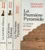 LA PREMIERE PYRAMIDE - 3 VOLUMES - TOMES I+II+III - LA JEUNESSE DE DJOSER - LA CITE SACREE DIMHOTEP - LA LUMIERE D'HORUS. SIMONAY BERNARD