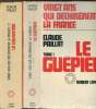 VINGT ANS QUI DECHIRENT LA FRANCE - 2 VOLUMES - TOMES I+II - LA GUEPIER - LA LIQUIDATION. PAILLAT CLAUDE