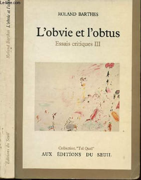 L'OBVIE ET L'OBTUS - ESSAIS CRITIQUES III. BARTHES ROLAND