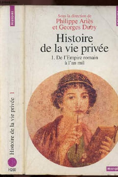 HISTOIRE DE LA VIE PRIVEE - TOME I - DE L'EMPIRE ROMAIN A L'AN MIL - COLLECTION POINTS HISTOIRE N°H260. BROWN-PATLAGEN-ROUGE-THEBERT-VEYNE