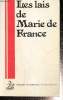 Les Lais de Marie de France (traduits de l'ancien français par Pierre Jonin). De France Marie