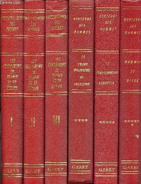Les compagnons en France et en Europe - En 7 Tomes de 7 Volumes - Tomes 1-2-3-4-5-6-7 - Collection Connaissance des hommes - Horizons des hommes- Voir ...