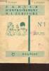 Cahier d'entraînement à la lecture - N°1 - Collection Droite Minuscules. Echard R. / Auxemery F.