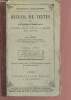 Recueil de textes des auteurs français - Prescrits par le nouveau programme du 11 août 1884 - 2ème édition - préparation au brevet supérieur. Faguet ...