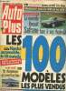 Auto plus N°176 du 21 janvier 1992 - les 100 modèles les plus vendus - Sommaire : marché automobile : le hit-parade, Essais vérité : dis champions qui ...