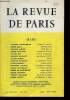 La revue de paris n°3 - mars 1959 - 66e année - Sommaire : la réforme judiciaire par jacques Charpentier, mérimée intime par André Billy, hôtel bijou ...