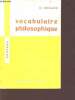 Nouveau vocabulaire philosophique - 3e édition. Cuvillier A.