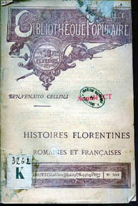 Histoires florentines romaies et françaises - Collection nouvelle bibliothèque populaire n°309