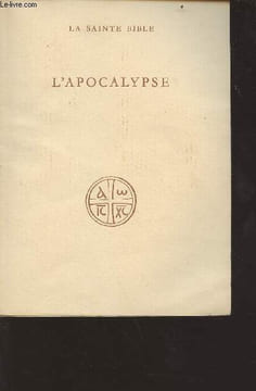 La sainte bible - l'apocalypse - 2e édition revue. Collectif
