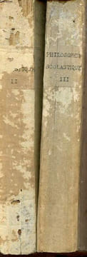 Traité de philosophie scolastique en 2 tomes (tomes 2+3) - tome 2: théodicée-morale - tome 3: cosmologie et psychologie - précédé d'un vocabulaire de ...
