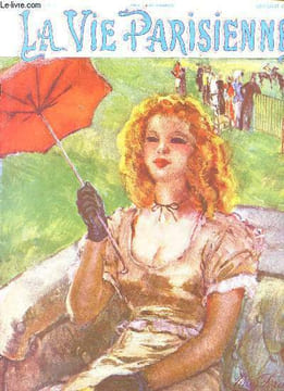 La vie parisienne n° 3 de Juin-Juillet 1949 - 86e année - Sommaire: naissance du nu, Marguerite et la boîte à sel, le coeur innombrable, flagrants ...