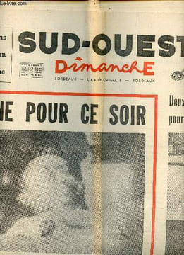 Sud-Ouest du dimanche 20 Juillet 1969 - 21e année n°1043 - Sommaire: la lune pour ce soir, deuxième victoire d'étape pour le Belge Van Springel, la ...