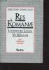Res Romanae - littérature latine et vie romaine - 500 versions latines. Marel H./Marel A.-M./Coffigniez J./Jonneaux P.