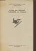 Atlas des oiseux nicheurs de France de 1970 à 1975. Yeatman L./Ridel Y.