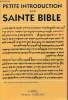 "Petite introduction à la sainte Bible - 5e édition révisée par ""l'appel"" Tonneins Bordeaux". Collectif