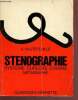 Stenographie système duploye codifié matagraphie. Hautefeuille