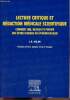 Lecture critique et r&eacute;daction m&eacute;dicale scientifique comment lire, r&eacute;diger et publier une &eacute;tude clinique ou &eacute;pid&eacute;miologique.. L.R.Salmi