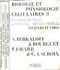 Biologie et physiologie cellulaires - en 2 tomes - tomes 1 + 2 - tome 1 : membrane plasmique etc - Tome 2 : cellules et virus etc - Collection ...