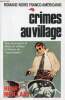 Crimes au village - Collection romans noirs franco-américains n°22.. Meillant Henry