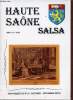 Haute Saône Salsa supplément au n°60 octobre-décembre 2005 - Dom Vincent Duchesne, inventeur et architecte 1661-1724 par Deridder Annick, Boisnard ...