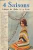 4 saisons revue pratique de la femme n°38 juin 1959 - Que faut-il mettre dans sa valise ? - soyez à la page à la plage - renouveau de la mousseline - ...