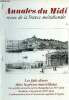 Bordeaux et la peste dans la première moitié du XVIIe siècle - tiré à part des Annales du Midi revue de la France Méridionale tome 110 n°224 oct.-déc. ...