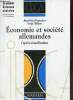 Economie et société allemandes - l'après-réunification - Collection économie sciences sociales n°33.. Depecker Jean-Paul & Milano Serge