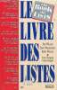 Le livre des listes - the book of lists.. Wallace Amy & Wallechinsky David & Wallace Irving