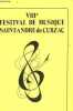 Programme : VIIIe Fesitval de musique Saint-andre-de-cubzac - Programme 22-28 avril 1985. Collectif