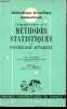 Introduction aux méthodes statistiques en psychologie appliquée - Collection Bibliothèque scientifique internationale.. J.-M.Faverge