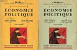 Economie politique - En 2 tomes - Tome 1 + Tome 2 - Collection thémis manuels juridiques, économiques et politiques.. Marchal André & Bière Raymond