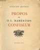 Propos de O.L.Barenton confiseur - Exemplaire n°638/2500 - Collection les notables n°1.. Detoeuf Auguste