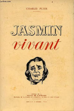 Jasmin vivant - envoi de l'auteur - Extrait de la revue de l'agenais bulletin de la société des sciences, lettres et arts d'agen.. Pujos Charles