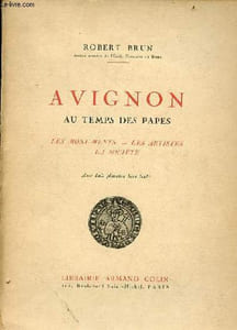 Avignon au temps des papes - les monuments - les artistes - la société.