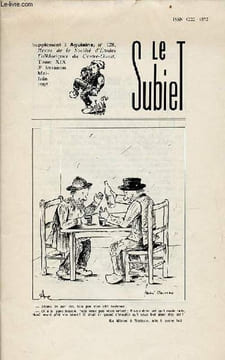 Le Subiet supplément à Aguiaine n°128 tome XIX 3e livraison mai-juin 1985 - A la manière de Boby Lapointe par Aurélie Jhamb'Delaine - Thielle de chez ...