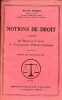 Notions de droit à l'usage des élèves de 3e année de l'enseignement primaire supérieur - conforme aux programmes de 1941.. Dausse Maurice