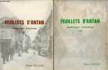 Feuillets d'antan anthologie Eulalienne - en 2 tomes (2 volumes) - tomes 1 + 2.. Coulon Pierre
