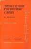 L'intégrale de Fourier et ses applications à l'optique - 2e édition.. P.M.Duffieux
