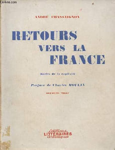 Retours vers la France récits de la captivité.