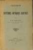 Théorie des systèmes optiques centrés.. M.R.Boulouch