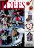 Idées Magazine n°1 novembre-décembre 2003 - Noël à la montagne - déco motifs folkloriques - broderie bottes feutrées - tradition couronne de bienvenue ...