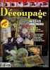 Découpage magazine n°1 aout-septembre 2006 - un plat fleuri avec un effet de vitrail - l'abat-jour japonais - un calice de cristral renaissance - une ...