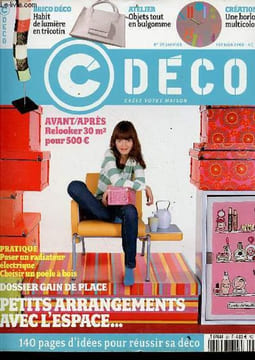 Déco créez votre maison n°29 janvier février 2008 - Inspiration déco ludique - lèche vitrine - style nordique - les couleurs graphiques de Sophie - ...