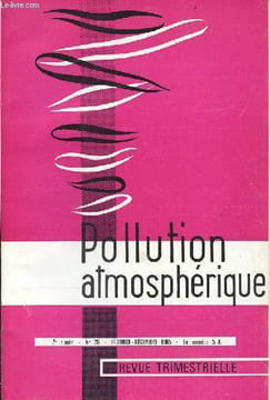 Pollution atmosphérique n°28 7e année octobre-décembre 1965 - Perfectionnements apportés aux appareils de sondage des basses couches de l'atmosphère ...