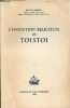 L'évolution religieuse de Tolstoï.. Weisbein Nicolas