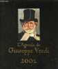 L'agenda de Giuseppe Verdi 2001.. Desquesses Gérard & Clifford Florence