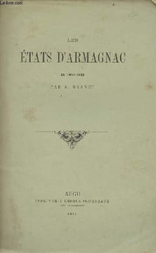 Les états d'Armagnac en 1631-1632.. A.Branet